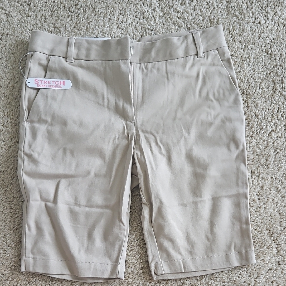 Izod Kids Tan Stretch Shorts